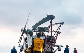 Aircraft Movement aboard USS America (LHA 6)