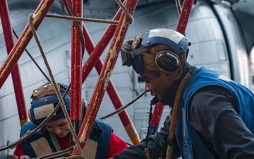 Aircraft Movement aboard USS America (LHA 6)