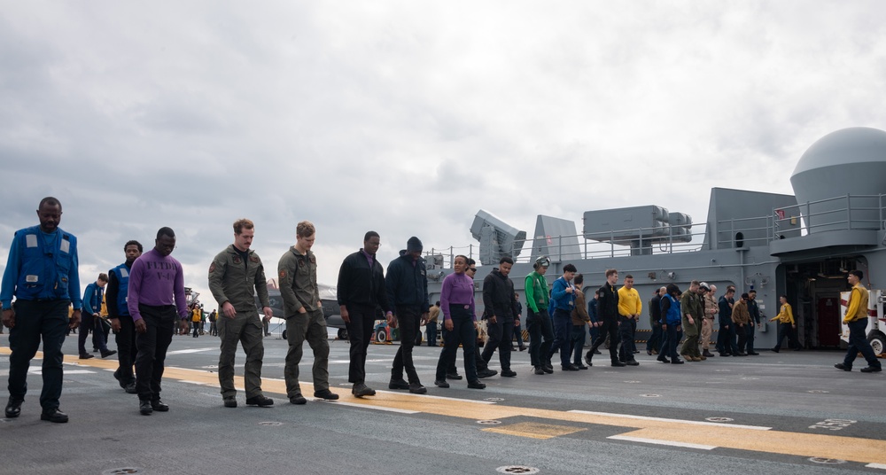 FOD Walkdown aboard USS America (LHA 6)