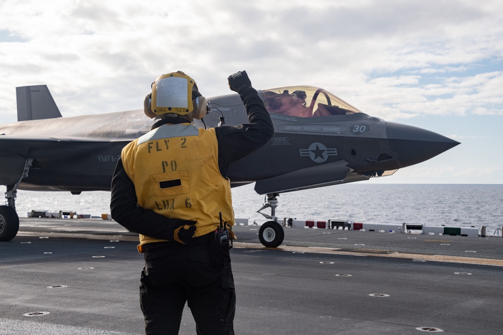 USS America (LHA 6) Conducts Flight Operations