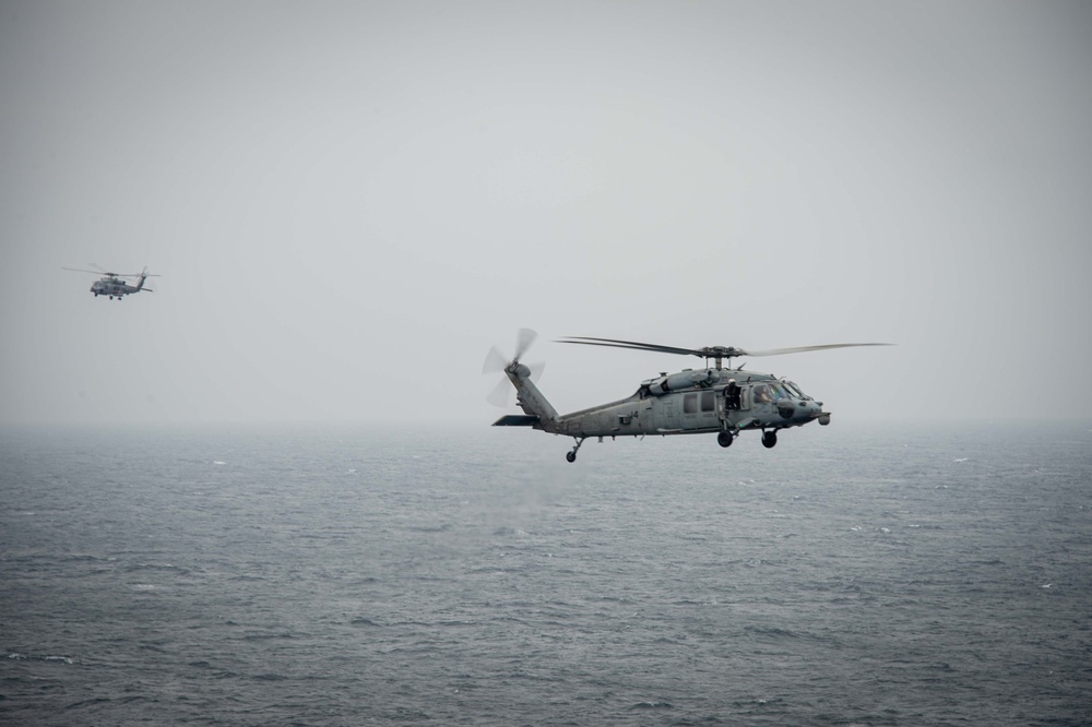 USS Carl Vinson (CVN 70) Conducts Routine Flight Operations in the South China Sea