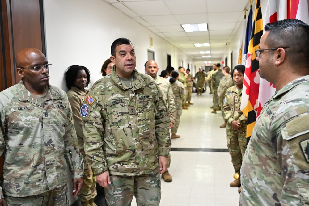 D.C. National Guard Senior Leaders Visit Soldiers and Airmen Ahead of 60th Presidential Inauguration