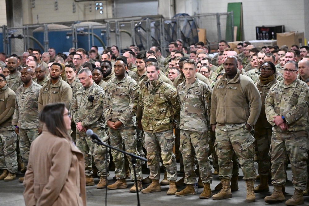 D.C. National Guard Senior Leaders Visit Soldiers and Airmen Ahead of 60th Presidential Inauguration