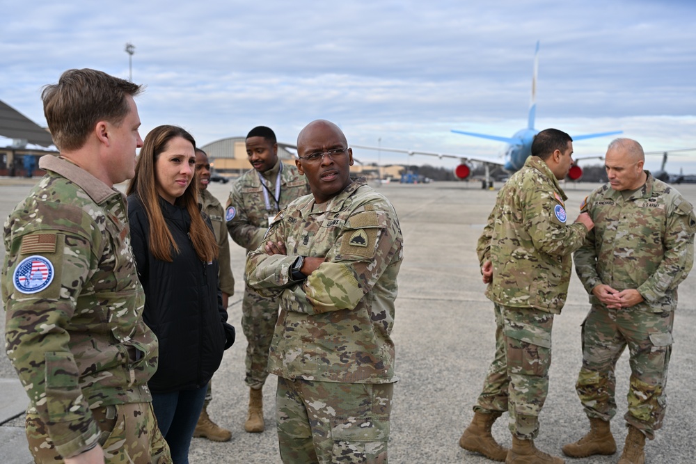 D.C. National Guard Senior Leaders Visit Soldiers and Airmen Ahead of 60th Presidential Inauguration