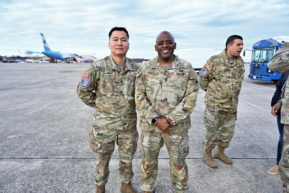 D.C. National Guard Senior Leaders Visit Soldiers and Airmen Ahead of 60th Presidential Inauguration