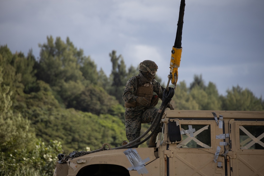 3rd LSB Helicopter Support Team Training