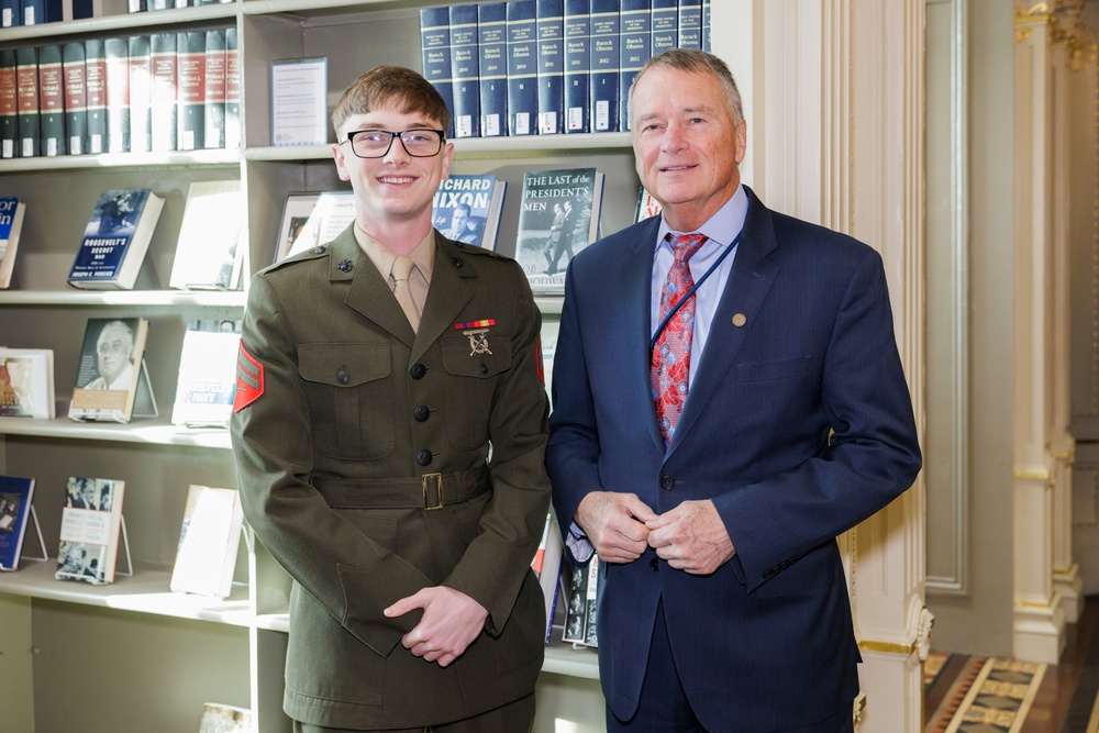 U.S. Marine Receives the President’s Intelligence Advisory Board Killian Award