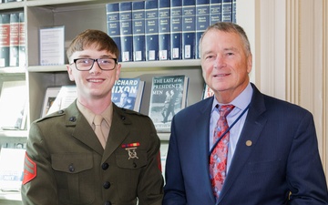 U.S. Marine Receives the President’s Intelligence Advisory Board Killian Award