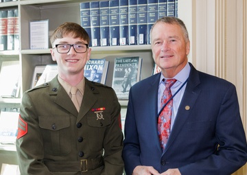 U.S. Marine Receives the President’s Intelligence Advisory Board Killian Award