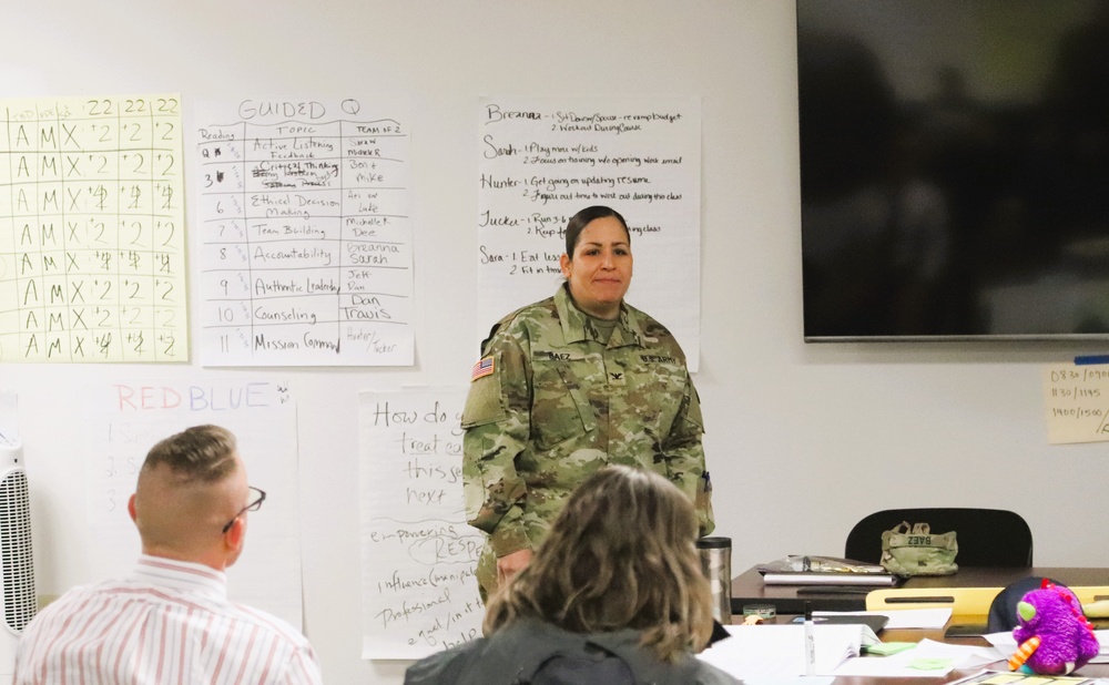 Fort McCoy Garrison command team members hold ‘lunch &amp; learn’ with CES Intermediate Course students