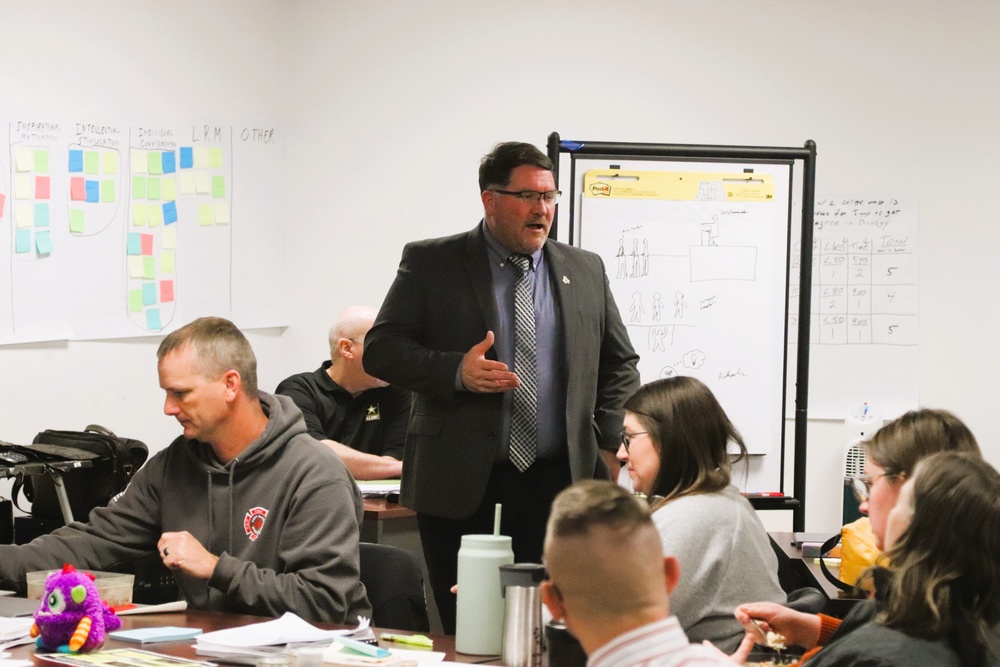 Fort McCoy Garrison command team members hold ‘lunch &amp; learn’ with CES Intermediate Course students