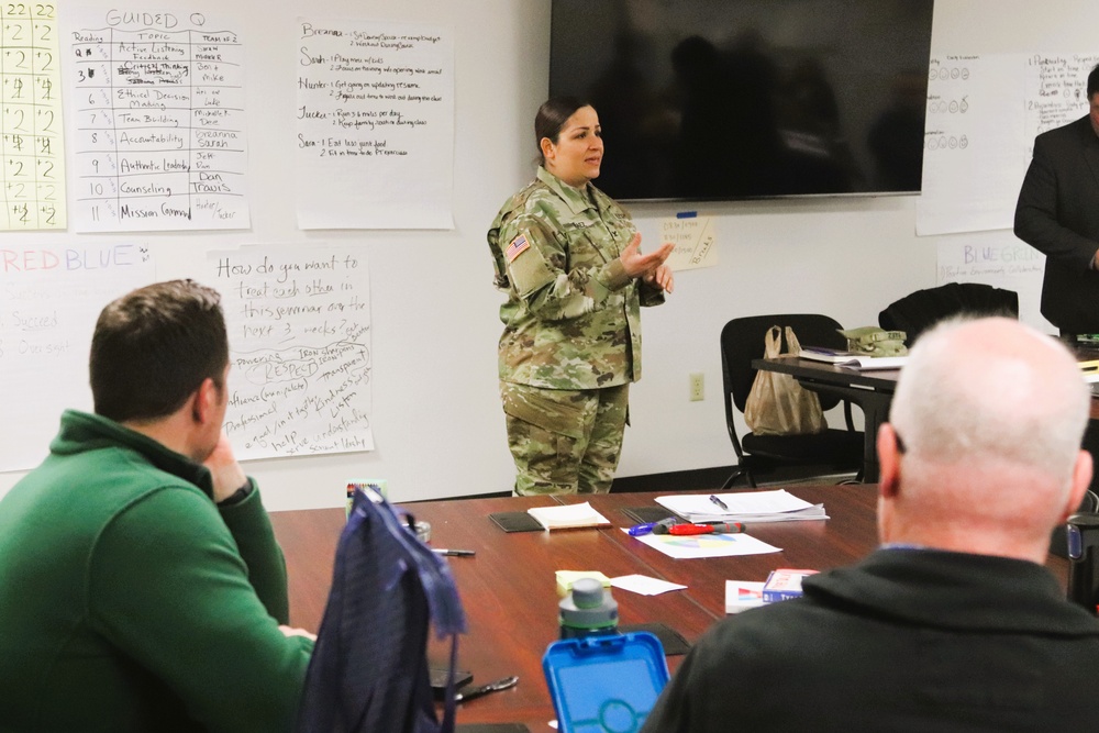 Fort McCoy Garrison command team members hold ‘lunch &amp; learn’ with CES Intermediate Course students