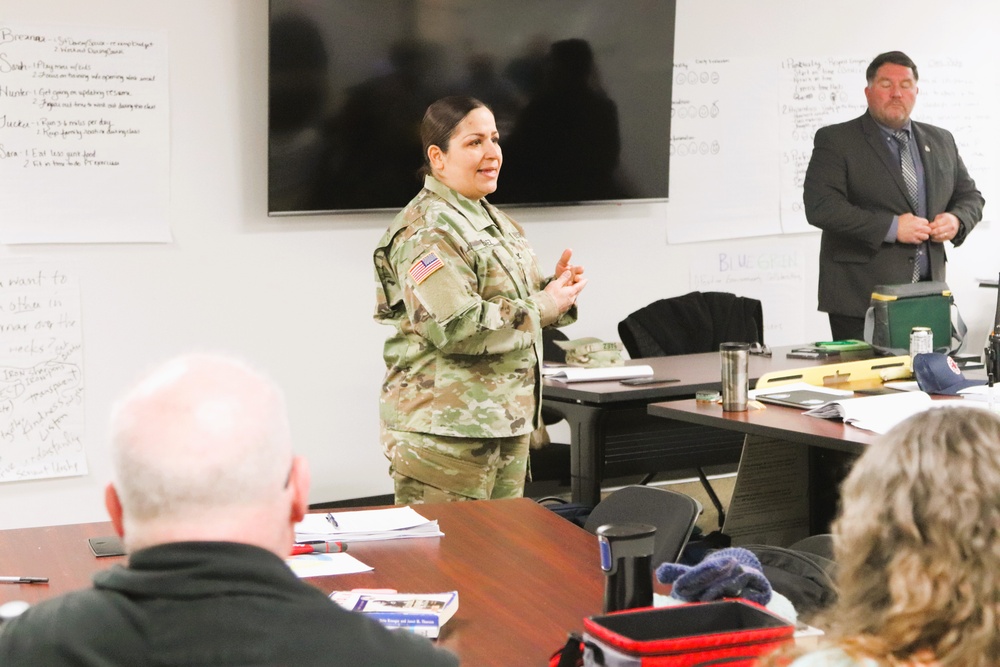 Fort McCoy Garrison command team members hold ‘lunch &amp; learn’ with CES Intermediate Course students