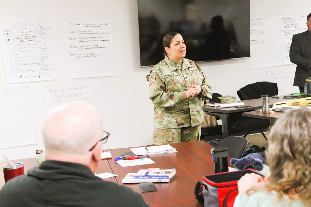 Fort McCoy Garrison command team members hold ‘lunch &amp; learn’ with CES Intermediate Course students