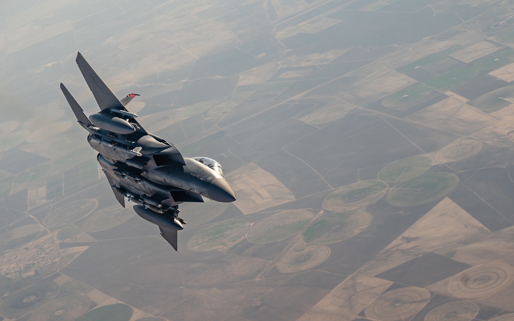 Refueling Strike Eagles U.S. CENTCOM