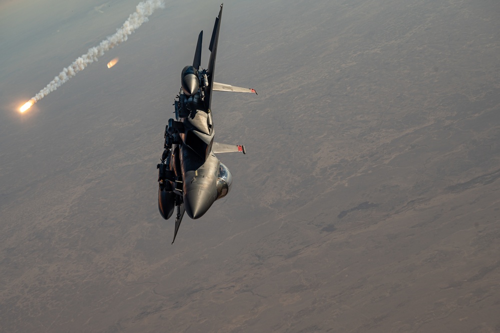 Refueling Strike Eagles U.S. CENTCOM