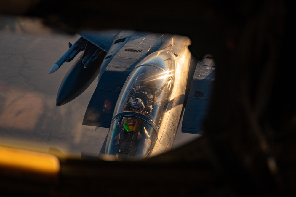 Refueling Strike Eagles U.S. CENTCOM