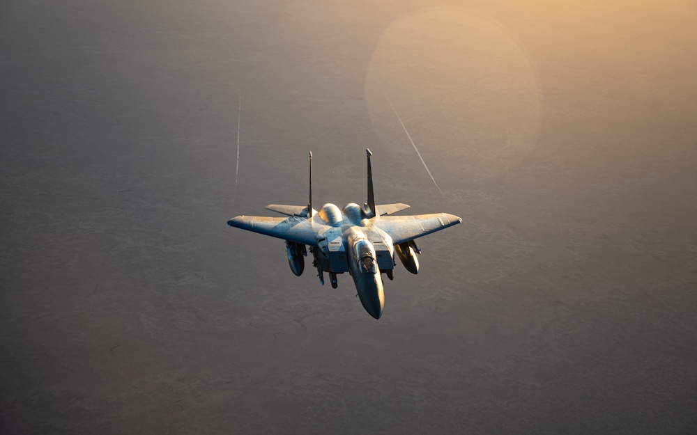 Refueling Strike Eagles U.S. CENTCOM