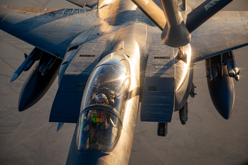 Refueling Strike Eagles U.S. CENTCOM