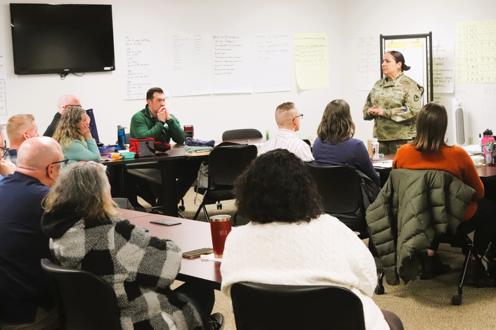 Fort McCoy Garrison command team members hold ‘lunch &amp; learn’ with CES Intermediate Course students