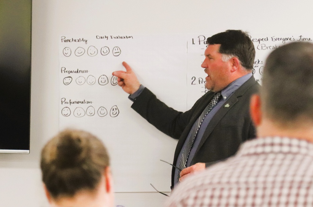 Fort McCoy Garrison command team members hold ‘lunch &amp; learn’ with CES Intermediate Course students