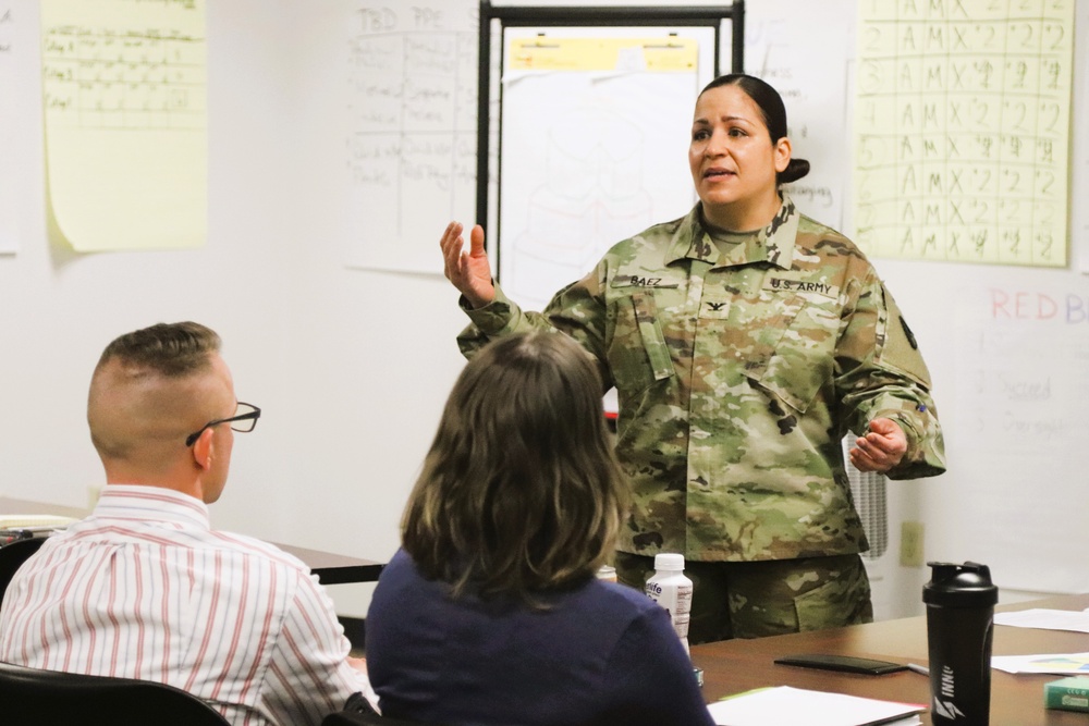 Fort McCoy Garrison command team members hold ‘lunch &amp; learn’ with CES Intermediate Course students