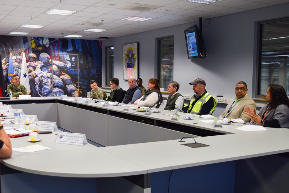 DLA Distribution commander tours Europe distribution center