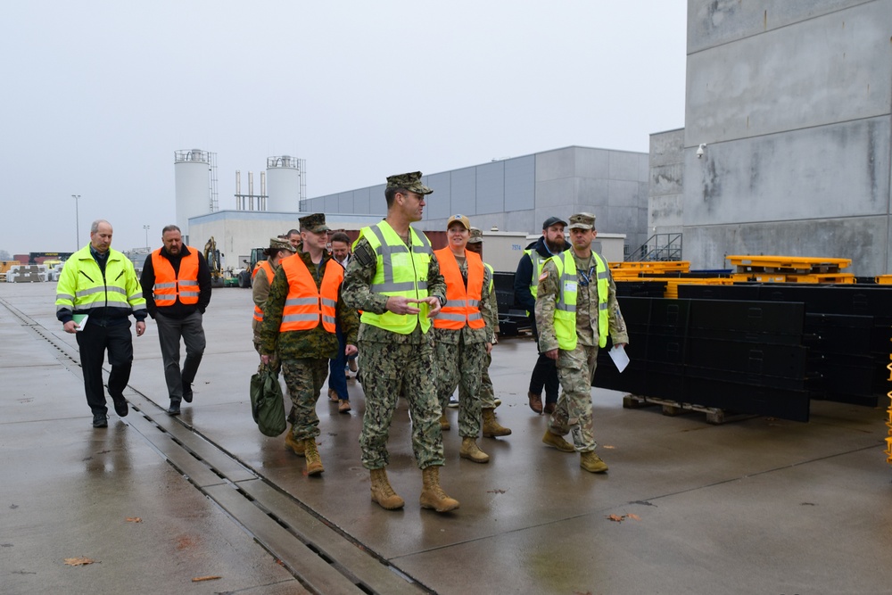 DLA Distribution commander tours Europe distribution center