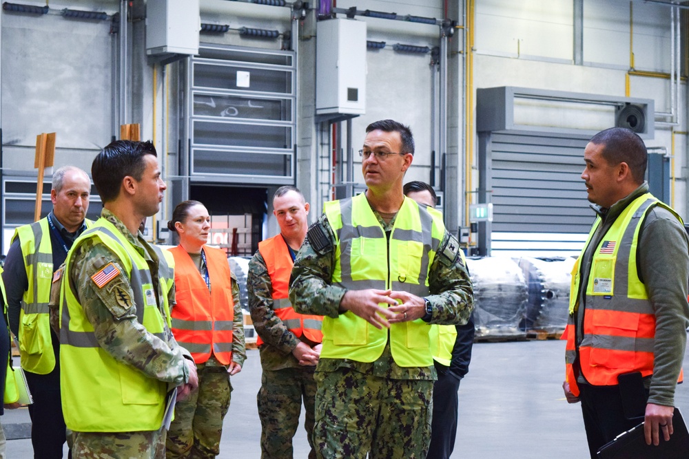 DLA Distribution commander tours Europe distribution center