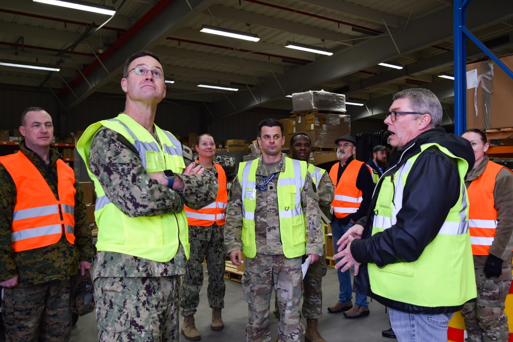 DLA Distribution commander tours Europe distribution center