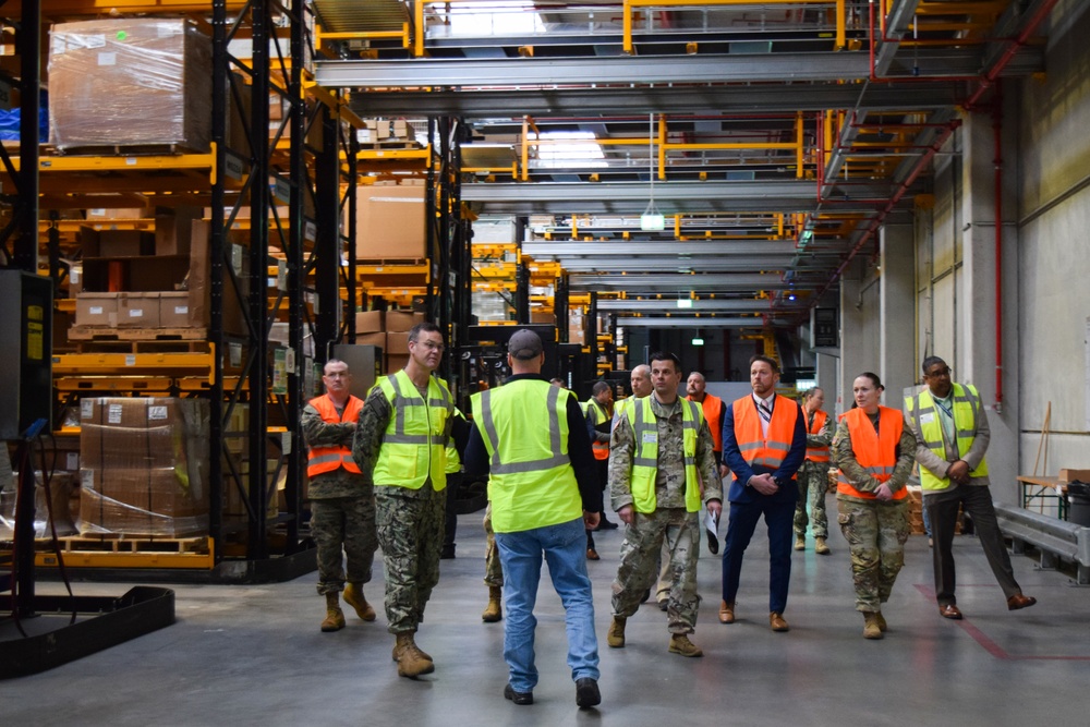 DLA Distribution commander tours Europe distribution center