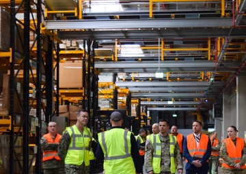 DLA Distribution commander tours Europe distribution center