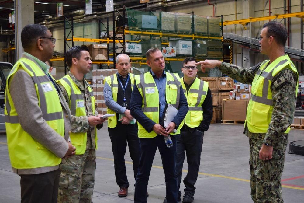 DLA Distribution commander tours Europe distribution center