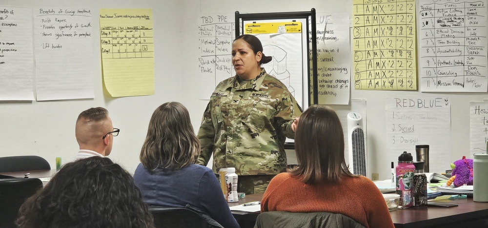 Fort McCoy Garrison command team members hold ‘lunch &amp; learn’ with CES Intermediate Course students