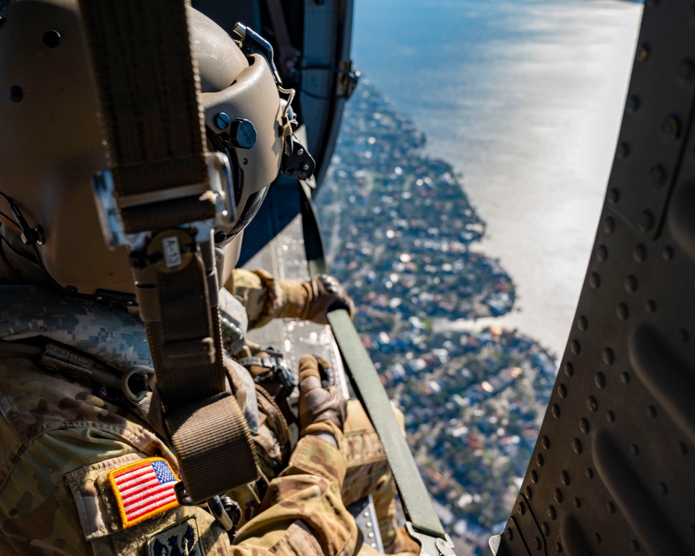 Gasparilla Bowl: USSOCOM Para-Commando team conducts a flyover over Tampa Bay