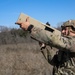 Simulated drone reaction exercises during field training exercises on Fort Cavazos