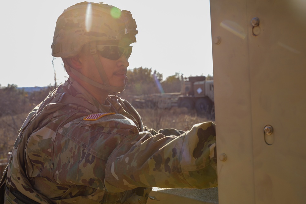 Field maintenance during field training exercise on Fort Cavazos