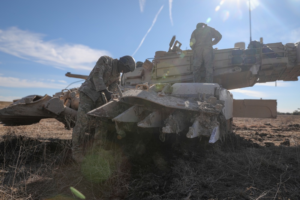 Field maintenance during field training exercise on Fort Cavazos