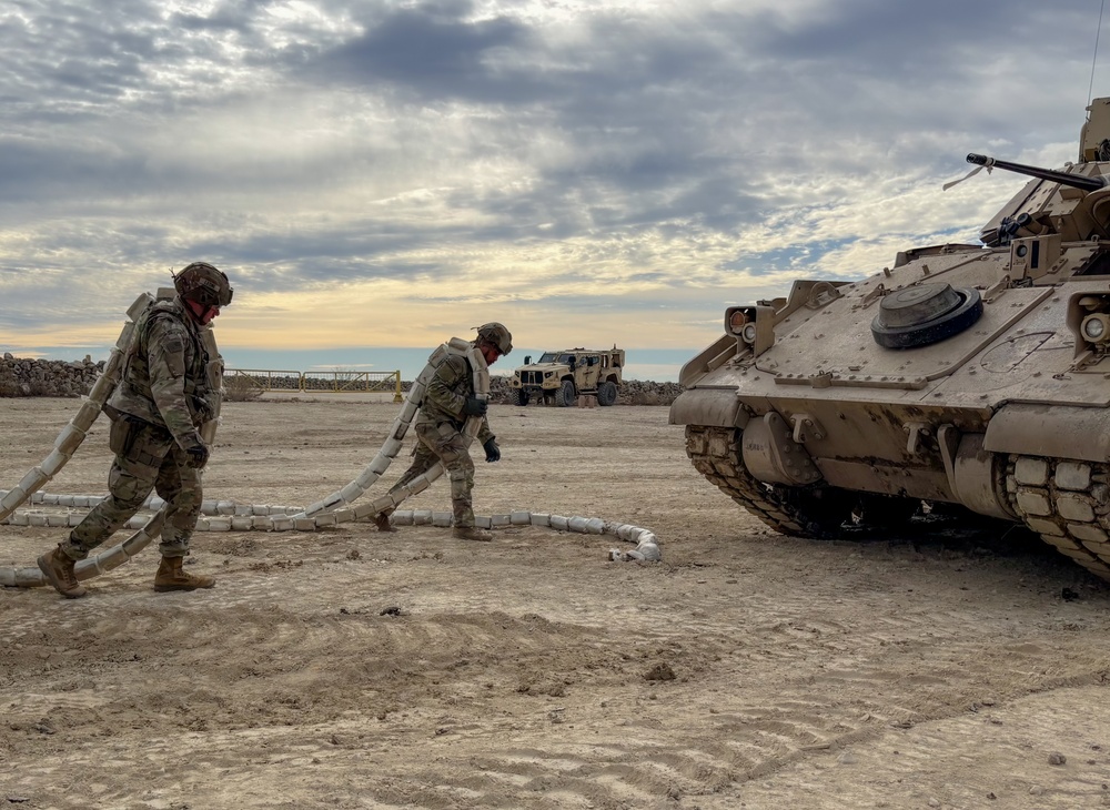 Field maintenance during field training exercise on Fort Cavazos