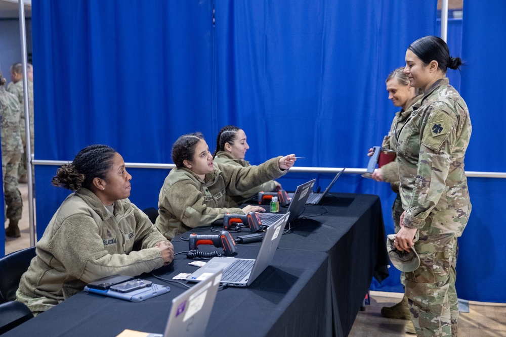 Massachusetts Army National Guard Assists with Soldier Out-Processing after Inauguration