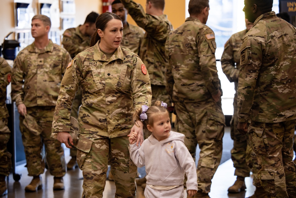 The 105th Engineer Battalion of the North Carolina National Guard Mobilizes