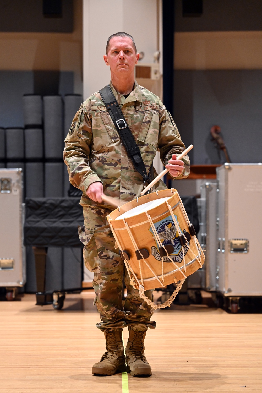 Marching to the beat of his own drum