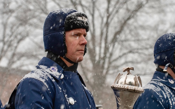 Marching to the beat of his own drum