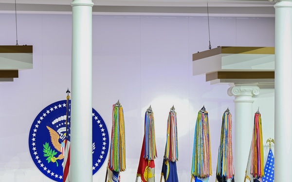 U.S. service members attend Commander in Chief Ball