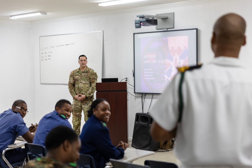 243D Regiment RTI Conducts Subject-Matter Expert Exchange in The Bahamas