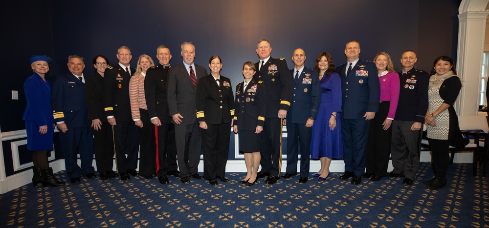 Senior Leadership of the Joint Task Force-National Capital Region attend the 60th Presidential Inauguration