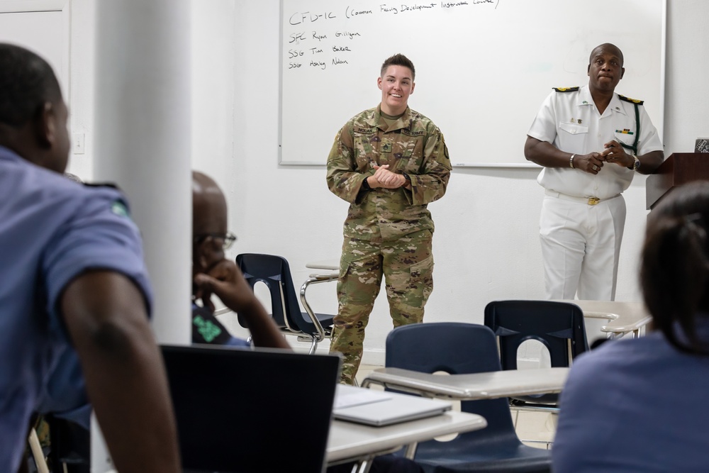 243D Regiment RTI Conducts Subject-Matter Expert Exchange in The Bahamas