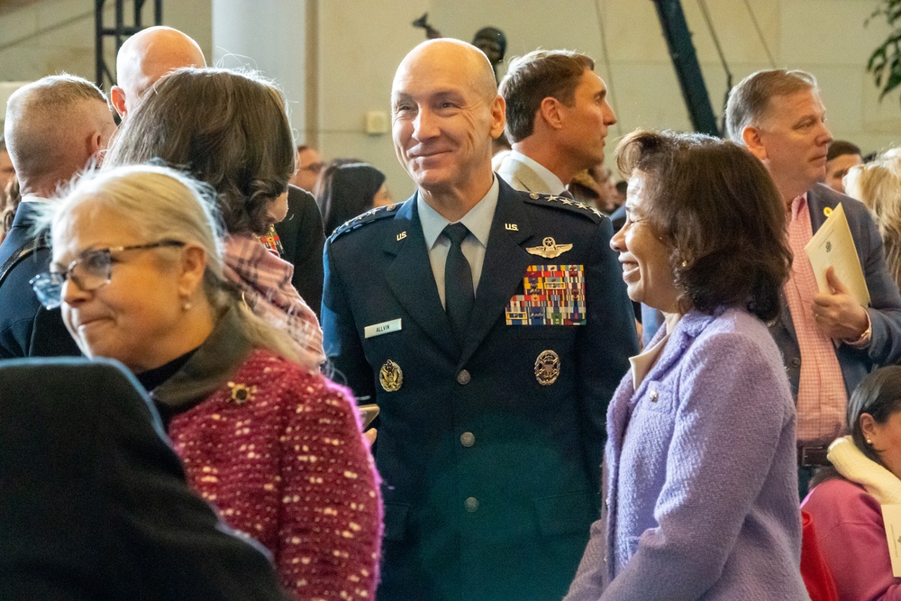 Joint Chiefs of Staff attend the 60th Presidential Inauguration