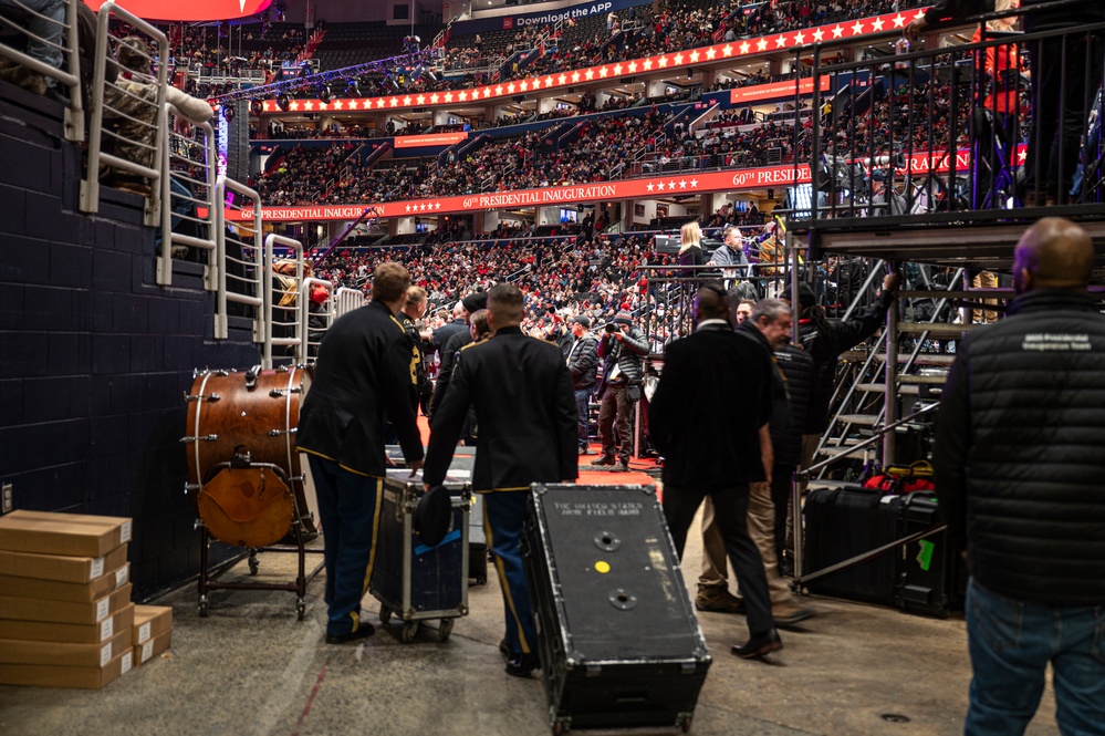 U.S. Army Bands support the 60th Presidential Inauguration