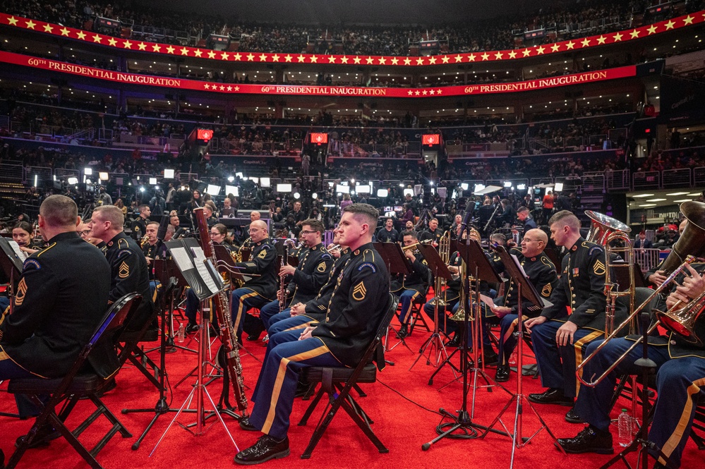 U.S. Army Bands support the 60th Presidential Inauguration